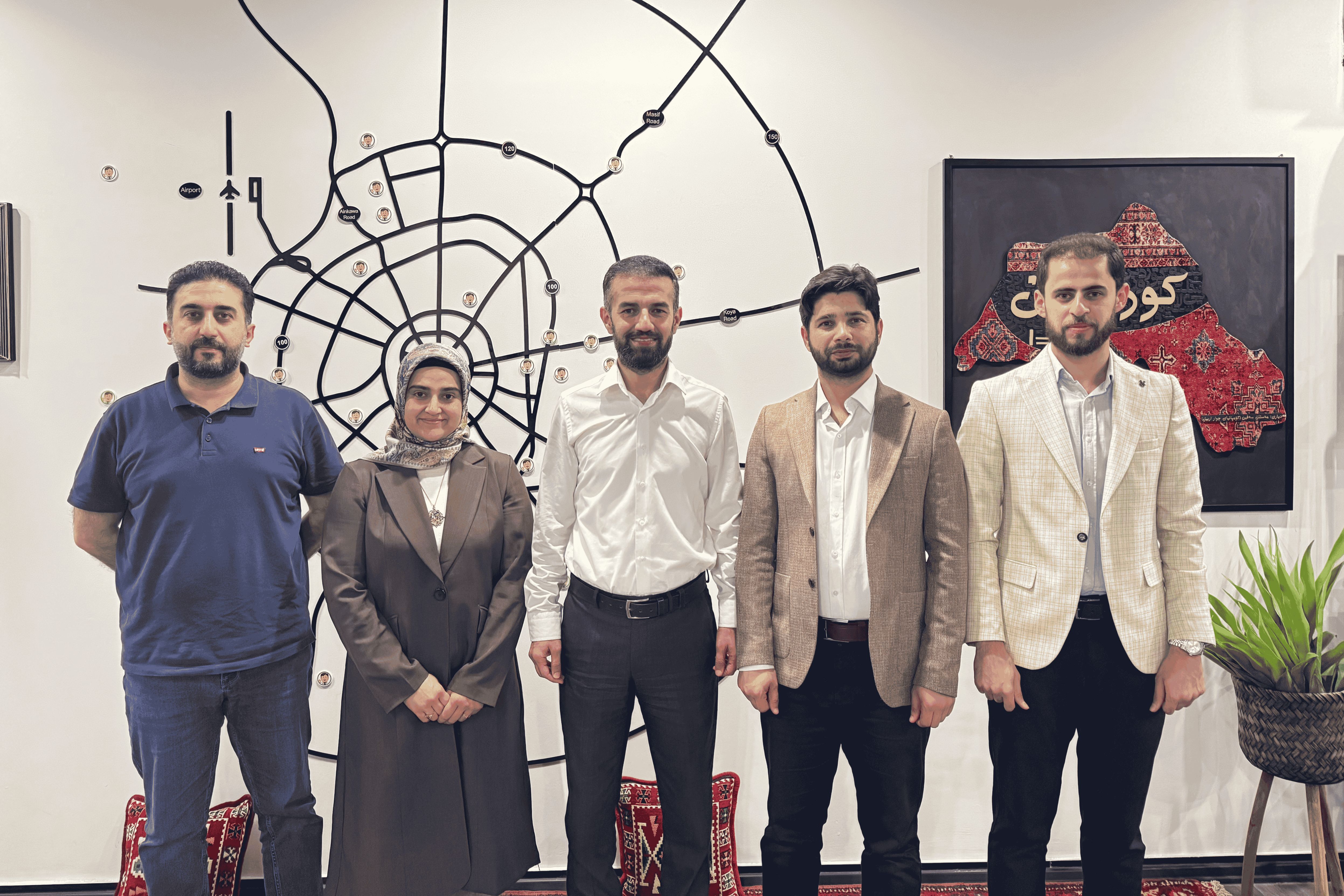Visit of a delegation of Best Technical and Vocational Institute to the head office of Sarwaran Pharmacies