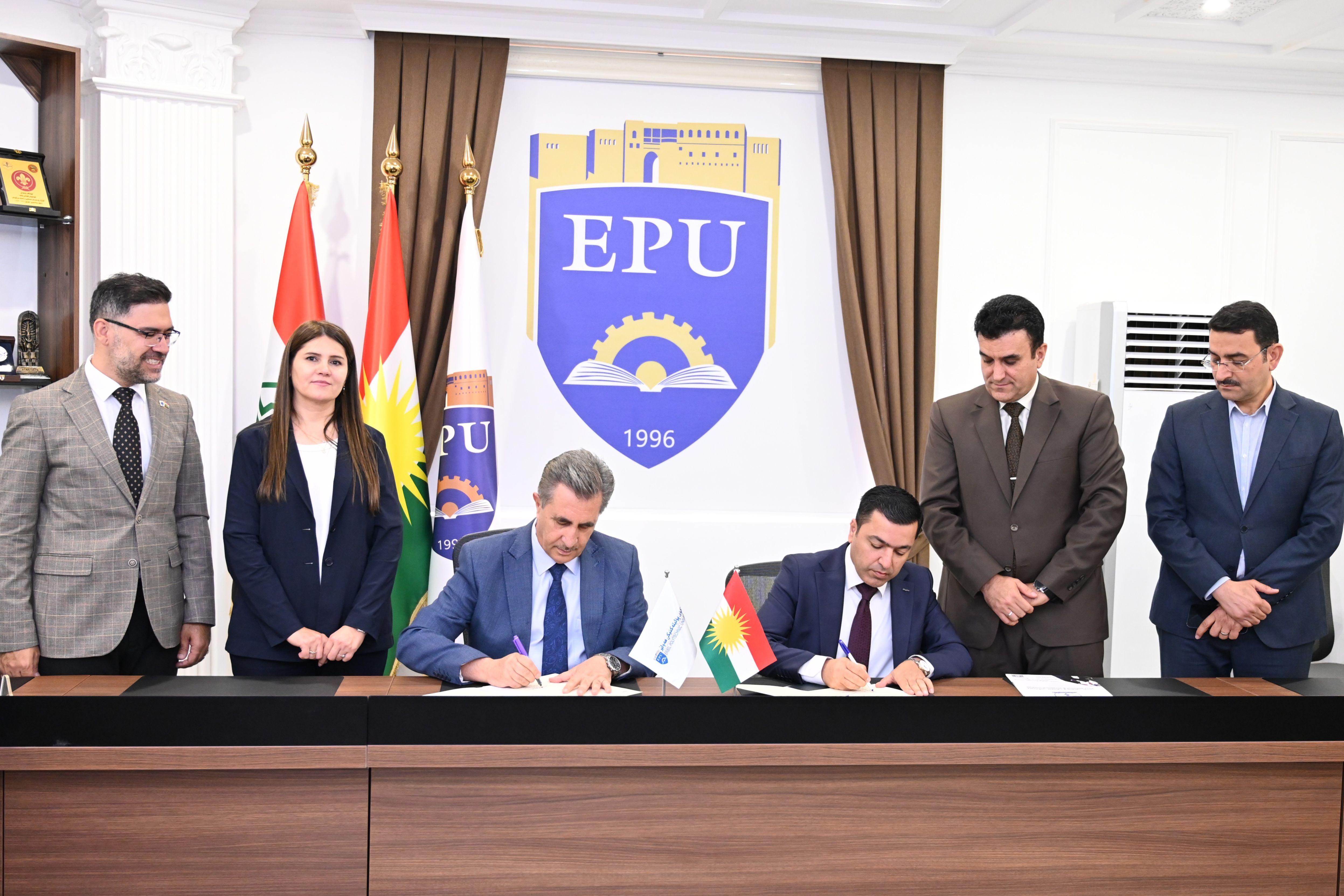 توقيع مذكرة تفاهم بين معهد بيست التقني والمهني وجامعة أربيل التقنية